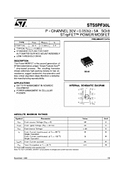 DataSheet STS5PF30L pdf